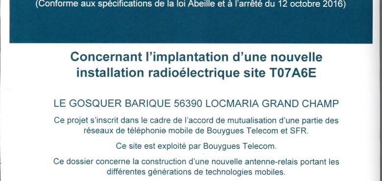 Dossier Antenne Bouygues
